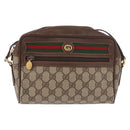 GUCCI GG Supreme Shoulder Bag PVC Leather Beige Gold 56 01 087 Auth 191029-13