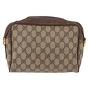 GUCCI GG Supreme Shoulder Bag PVC Leather Beige Gold 56 01 087 Auth 191029-2