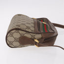 GUCCI GG Supreme Shoulder Bag PVC Leather Beige Gold 56 01 087 Auth 191029-3