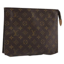 LOUIS VUITTON Monogram Poche Toilette 26 Pouch M47542 LV Auth 191030A-1
