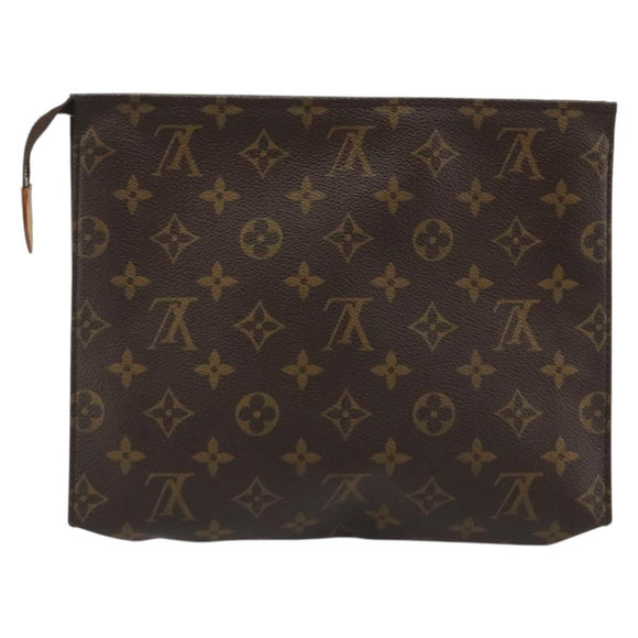 LOUIS VUITTON Monogram Poche Toilette 26 Pouch M47542 LV Auth 191030A