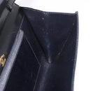 GUCCI Chain Shoulder Bag Leather Black Gold Auth 191035-18