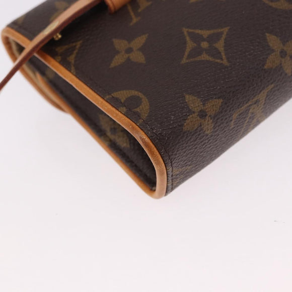 LOUIS VUITTON Monogram Pochette Florentine PM Waist bag M51855 LV Auth 191036A