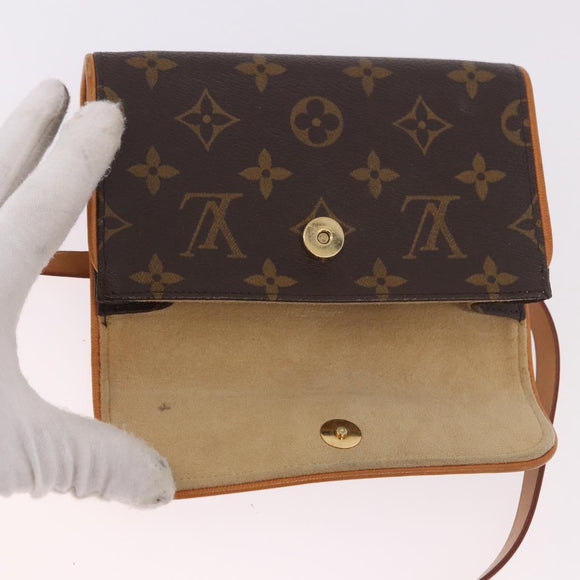 LOUIS VUITTON Monogram Pochette Florentine PM Waist bag M51855 LV Auth 191036A