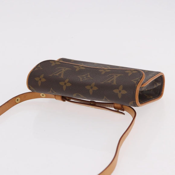 LOUIS VUITTON Monogram Pochette Florentine PM Waist bag M51855 LV Auth 191036A
