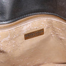 BOTTEGA VENETA INTRECCIATO Hand Bag Leather Gray Gold Auth 191037-16