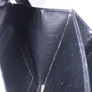 CELINE Shoulder Bag Leather Black Gold Auth 191038-19
