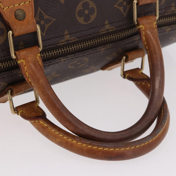 LOUIS VUITTON Monogram Speedy 30 Hand Bag M41526 LV Auth 191044A