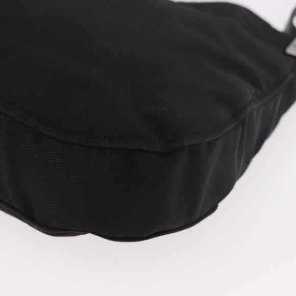 GUCCI Shoulder Bag Nylon Black Silver 001 3193 Auth 191046