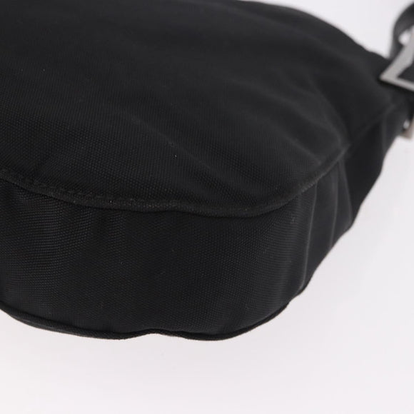 GUCCI Shoulder Bag Nylon Black Silver 001 3193 Auth 191046