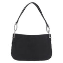 GUCCI Shoulder Bag Nylon Black Silver 001 3193 Auth 191046-2