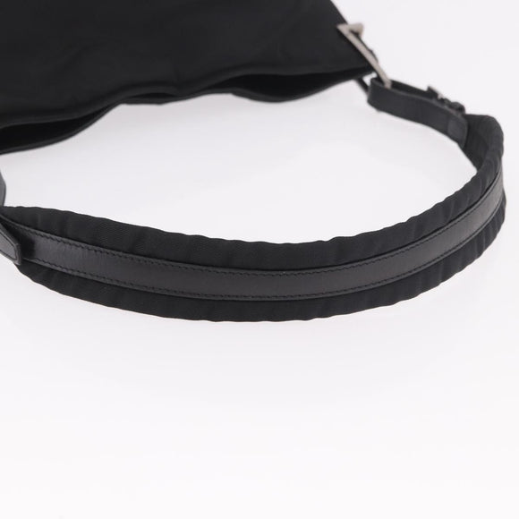 GUCCI Shoulder Bag Nylon Black Silver 001 3193 Auth 191046