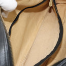 MCM Vicetos Shoulder Bag PVC Leather Black Gold Auth 191049-21