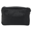 MCM Vicetos Shoulder Bag PVC Leather Black Gold Auth 191049-2