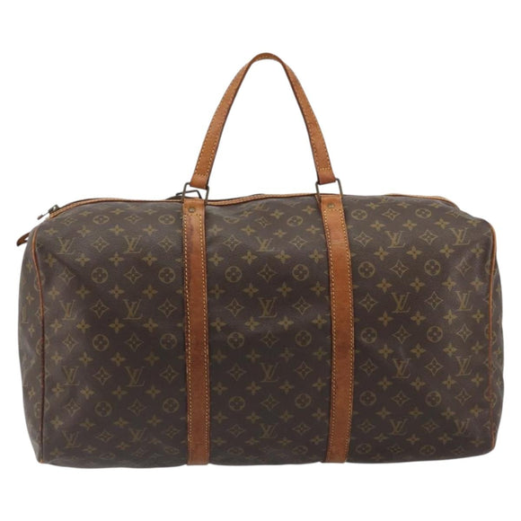 LOUIS VUITTON Monogram Sac Souple 55 Boston Bag M41622 LV Auth 191055
