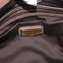Miu Miu Hand Bag Leather 2way Brown Gold Auth 191056SAV-17