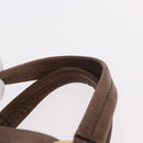 Miu Miu Hand Bag Leather 2way Brown Gold Auth 191056SAV-8