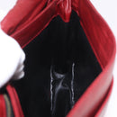 BOTTEGA VENETA INTRECCIATO Shoulder Bag Leather Red Auth 191059-23