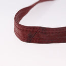 BOTTEGA VENETA INTRECCIATO Shoulder Bag Leather Red Auth 191059-8