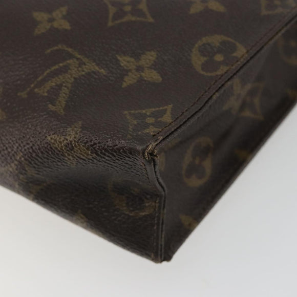 LOUIS VUITTON Monogram Poche Toilette 26 Pouch M47542 LV Auth 191065