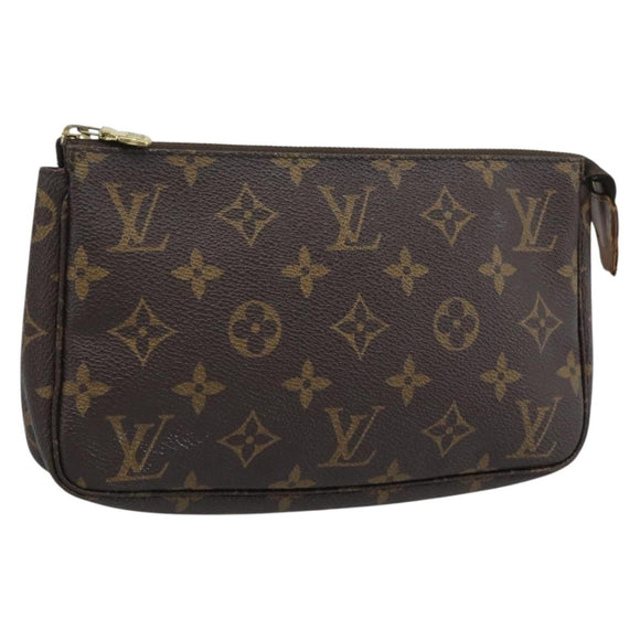 LOUIS VUITTON Monogram Pochette Accessoires Pouch M51980 LV Auth 191069