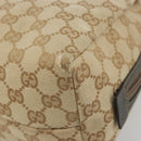 GUCCI GG Canvas Hand Pouch Beige 124542 Auth 191071-9