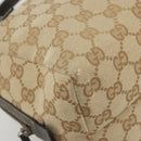 GUCCI GG Canvas Hand Pouch Beige 124542 Auth 191071-14