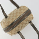 GUCCI GG Canvas Hand Pouch Beige 124542 Auth 191071-6