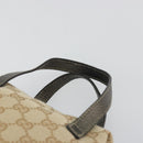 GUCCI GG Canvas Hand Pouch Beige 124542 Auth 191071-8