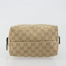 GUCCI GG Canvas Hand Pouch Beige 124542 Auth 191071-5