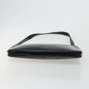 Christian Dior Shoulder Bag Calf Skin Black Gold Auth 191075-10