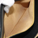 Christian Dior Shoulder Bag Calf Skin Black Gold Auth 191075-23