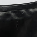 Christian Dior Shoulder Bag Calf Skin Black Gold Auth 191075-4