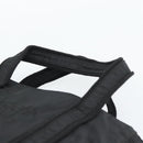 PRADA Hand Bag Nylon Black Gold Auth 191076-8