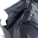 GUCCI GG Canvas Jackie Shoulder Bag Black Silver 00963 Auth 191078V-17