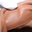 BOTTEGA VENETA INTRECCIATO Hand Bag Leather Brown Gold Auth 191079V-17