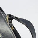 GUCCI GG Supreme Sherry Line Shoulder Bag PVC Navy Gold Auth 191082-9