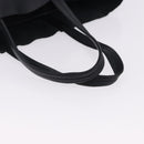 CELINE Vertical Cabas Mall Hand Bag Leather Black Gold Auth 191085-7
