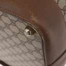 GUCCI GG Supreme Boston Bag PVC Beige Gold Auth 191087-12