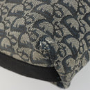 Christian Dior Trotter Canvas Shoulder Bag Navy Silver Auth 191096-11