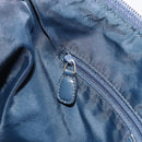 Christian Dior Trotter Canvas Shoulder Bag Navy Silver Auth 191096-20