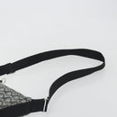 Christian Dior Trotter Canvas Shoulder Bag Navy Silver Auth 191096-8