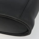 Coach Shoulder Bag Leather Black Gold Auth 191112-9