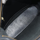 Coach Shoulder Bag Leather Black Gold Auth 191112-11