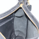 Coach Shoulder Bag Leather Black Gold Auth 191112-18