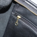 Coach Shoulder Bag Leather Black Gold Auth 191112-20