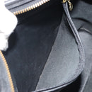Coach Shoulder Bag Leather Black Gold Auth 191112-21