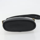 Coach Shoulder Bag Leather Black Gold Auth 191112-5