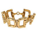 GUCCI Horsebit Bracelet metal Gold Auth 191123M-4