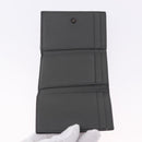 BOTTEGA VENETA INTRECCIATO Trifold Wallet Leather Black Auth 191126A-8